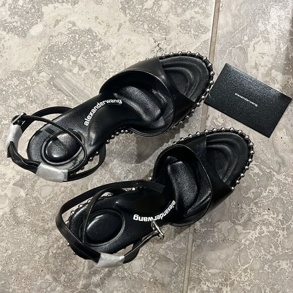 Alexander Wang Nova Ankle Strap 145 Studded Platform High Heel, New, Size 35.5 - Picture 10 of 16